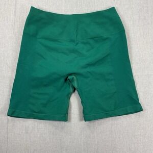 Aurola Influence Women's Gym Workout Shorts Green Missing Size See Measurements